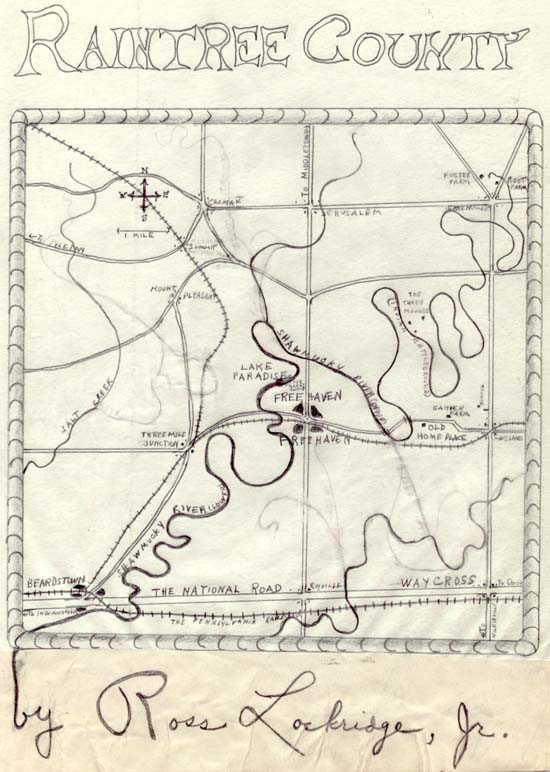 Raintree County Map Sketch